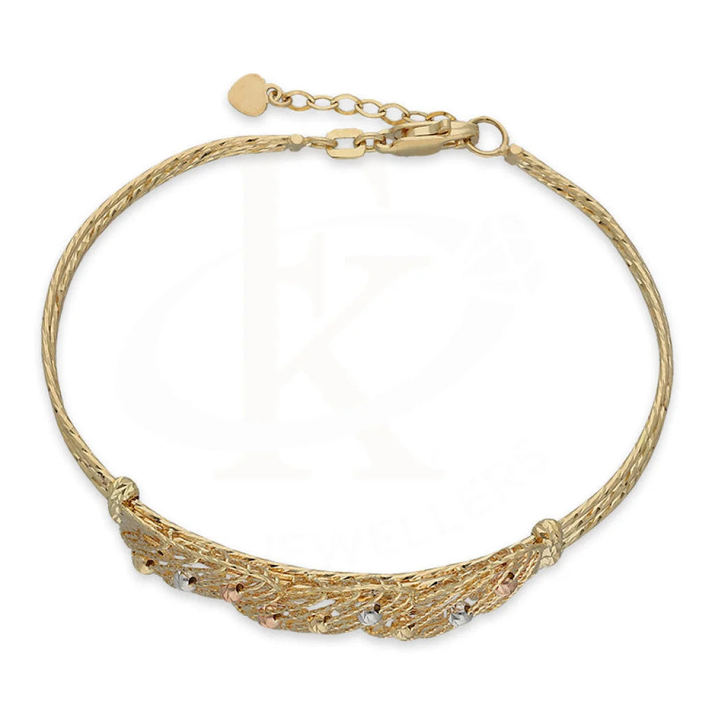 Tri Tone Gold Bracelet 18Kt - Fkjbrl18K5193 Bracelets