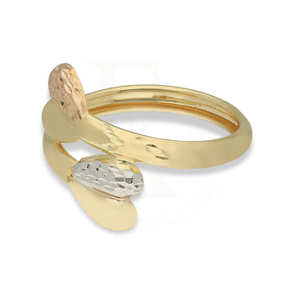 Tri Tone Gold Hearts Ring 18Kt - Fkjrn18K5184 Rings