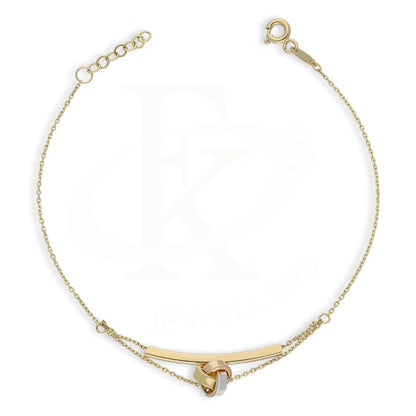 Tri Tone Gold Knot Bracelet 18Kt - Fkjbrl18Km5477 Bracelets