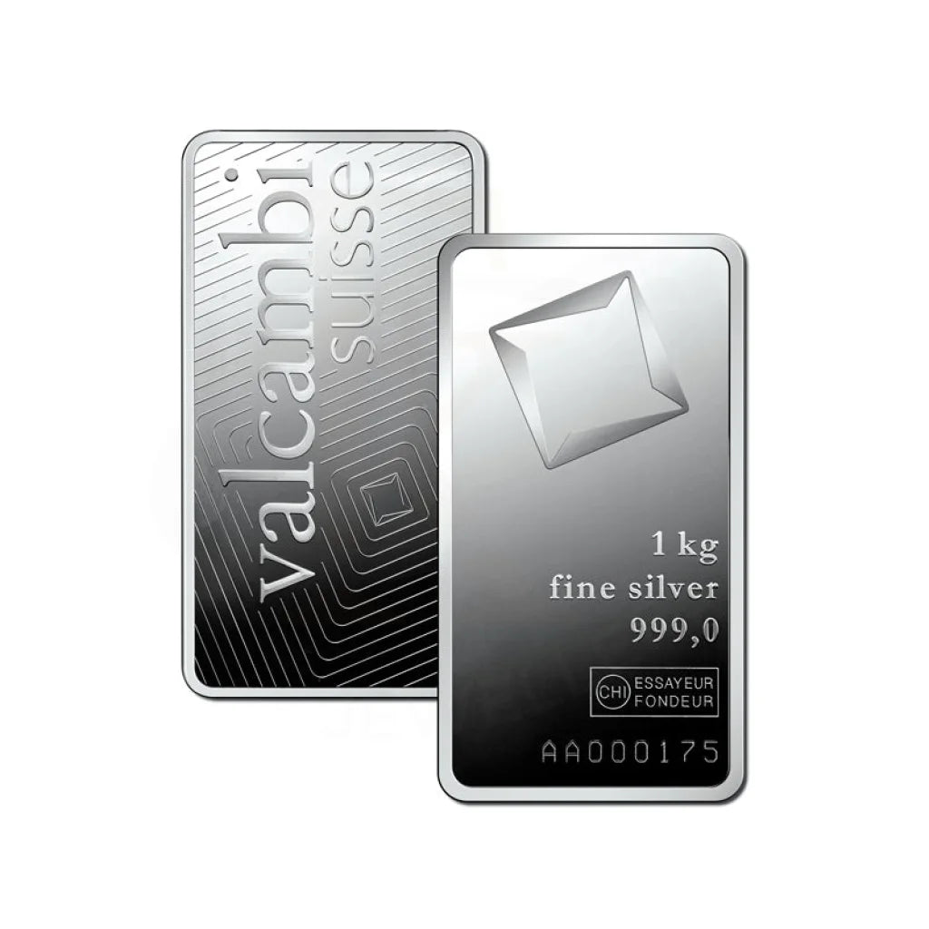 Valcambi Suisse 1 Kilogram Silver Bar In 999 - Fkjgbrsl2209 Bars