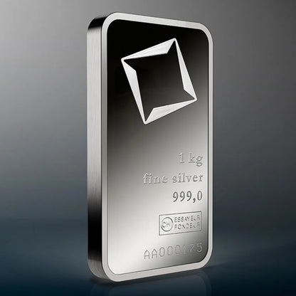 Valcambi Suisse 1 Kilogram Silver Bar In 999 - Fkjgbrsl2209 Bars