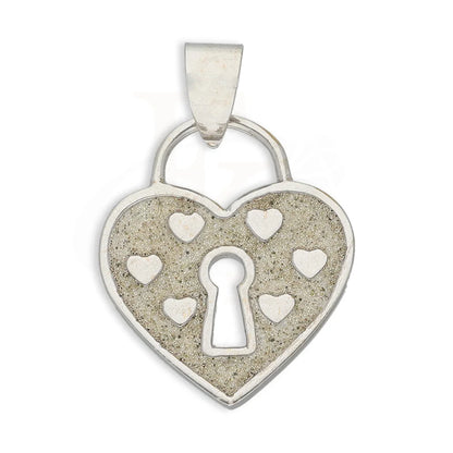 White Gold Heart Shaped Pendant 18Kt - Fkjpnd18K5222 Pendants