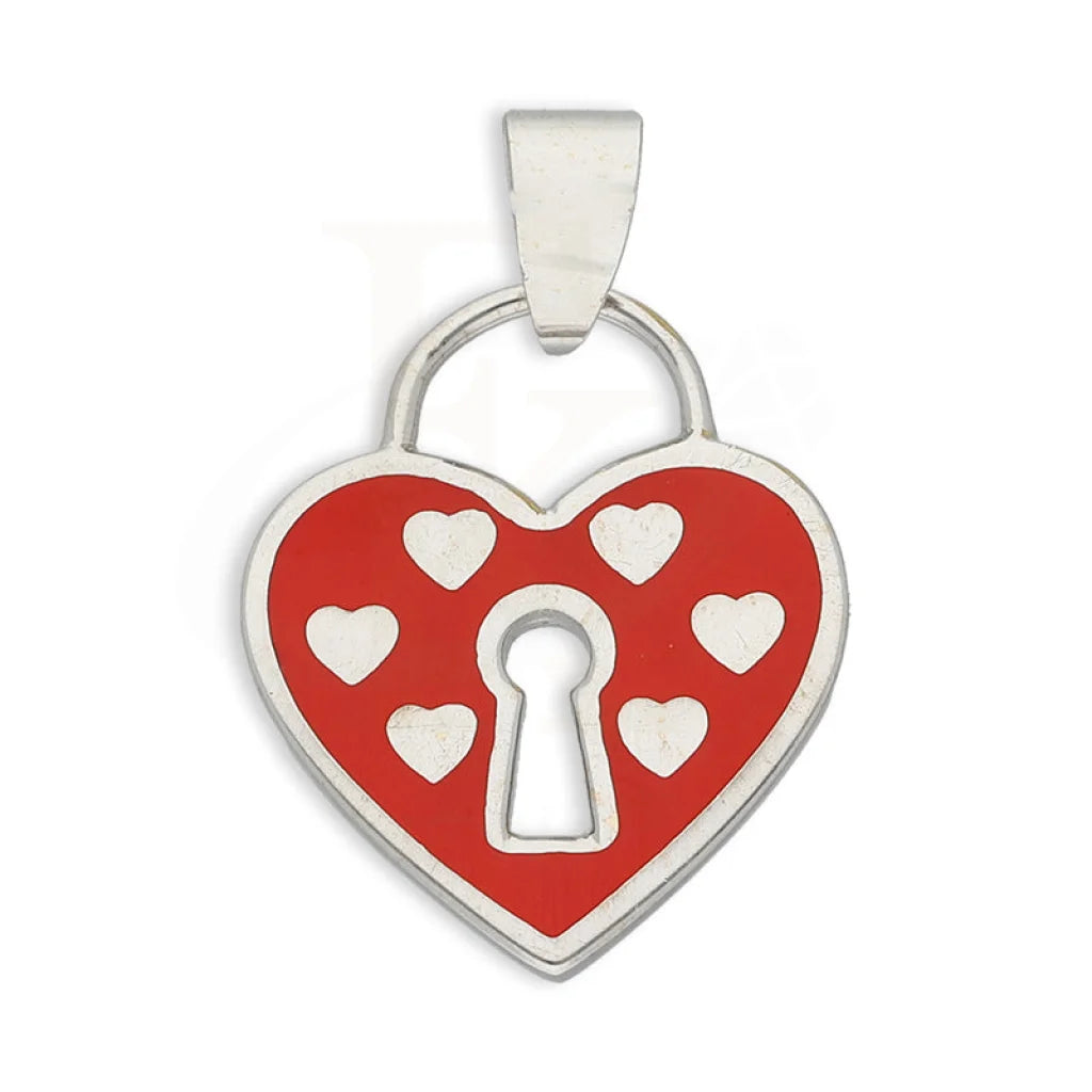 White Gold Heart Shaped Pendant 18Kt - Fkjpnd18K5222 Pendants